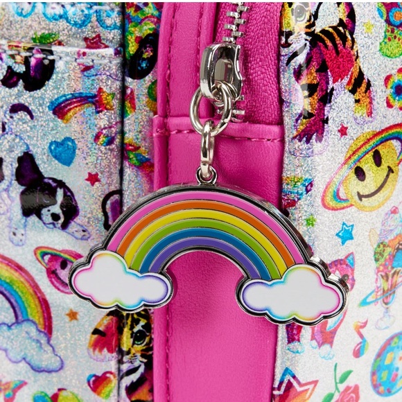 NWT Lisa Frank Loungefly Mini Backpack - Picture 5 of 9